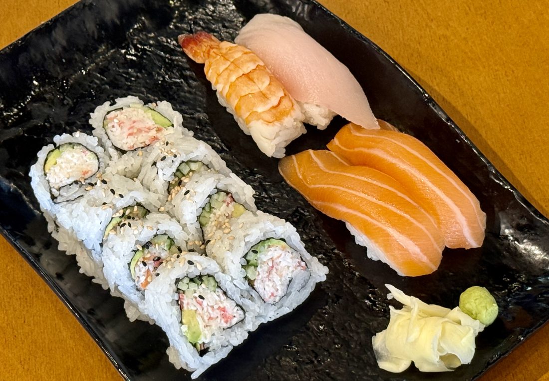 California roll and nigiri combo