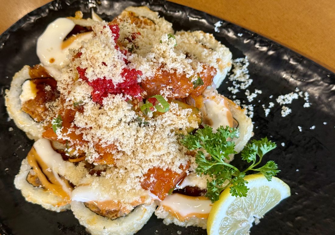 Fire volcano roll