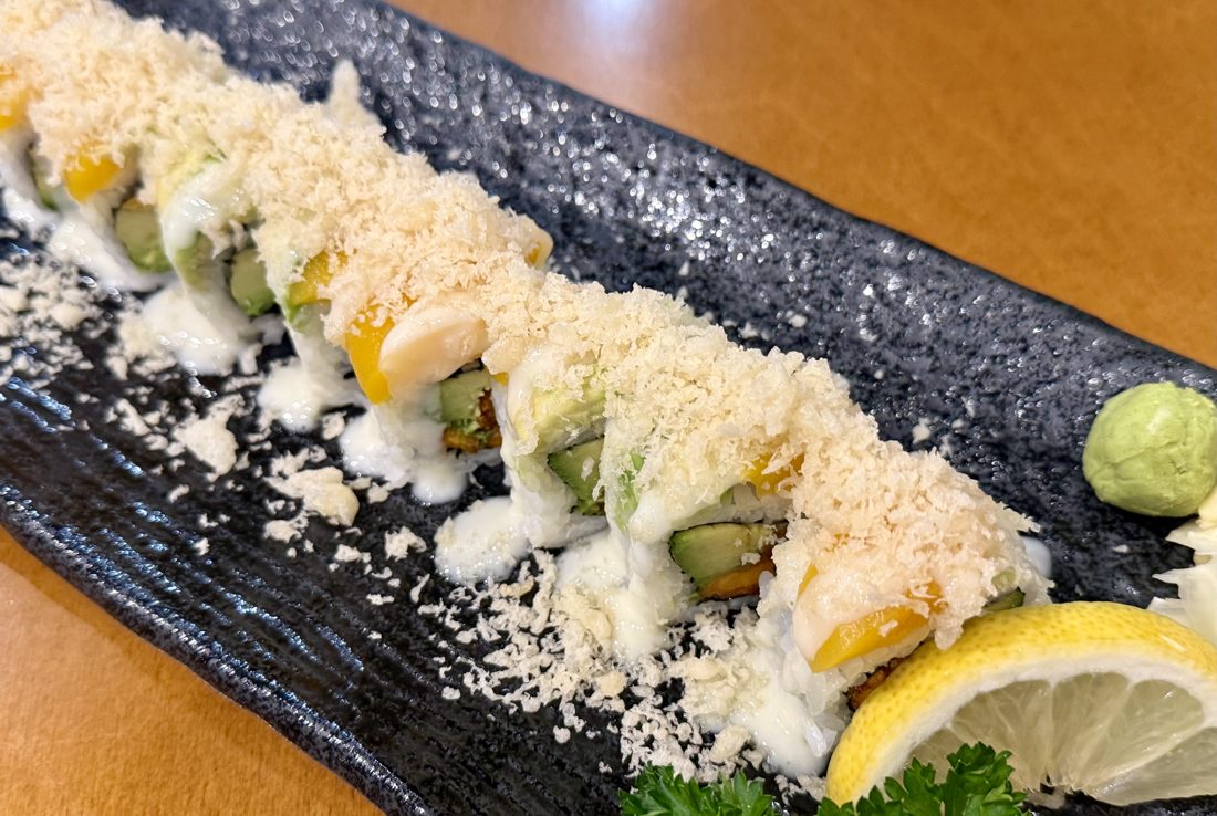 Snow dragon roll