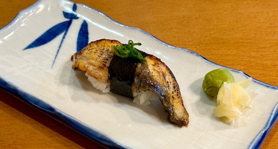 Grilled eel nigiri